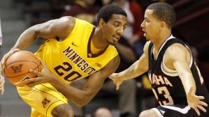 Marcus Tyus had 11 points and 5 rebounds against the Gophers in 2013-2014