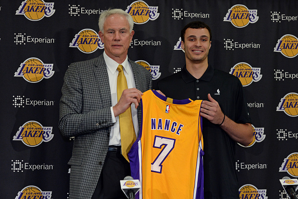 Mitch Kupchak is excited about Larry Nance as anyone.